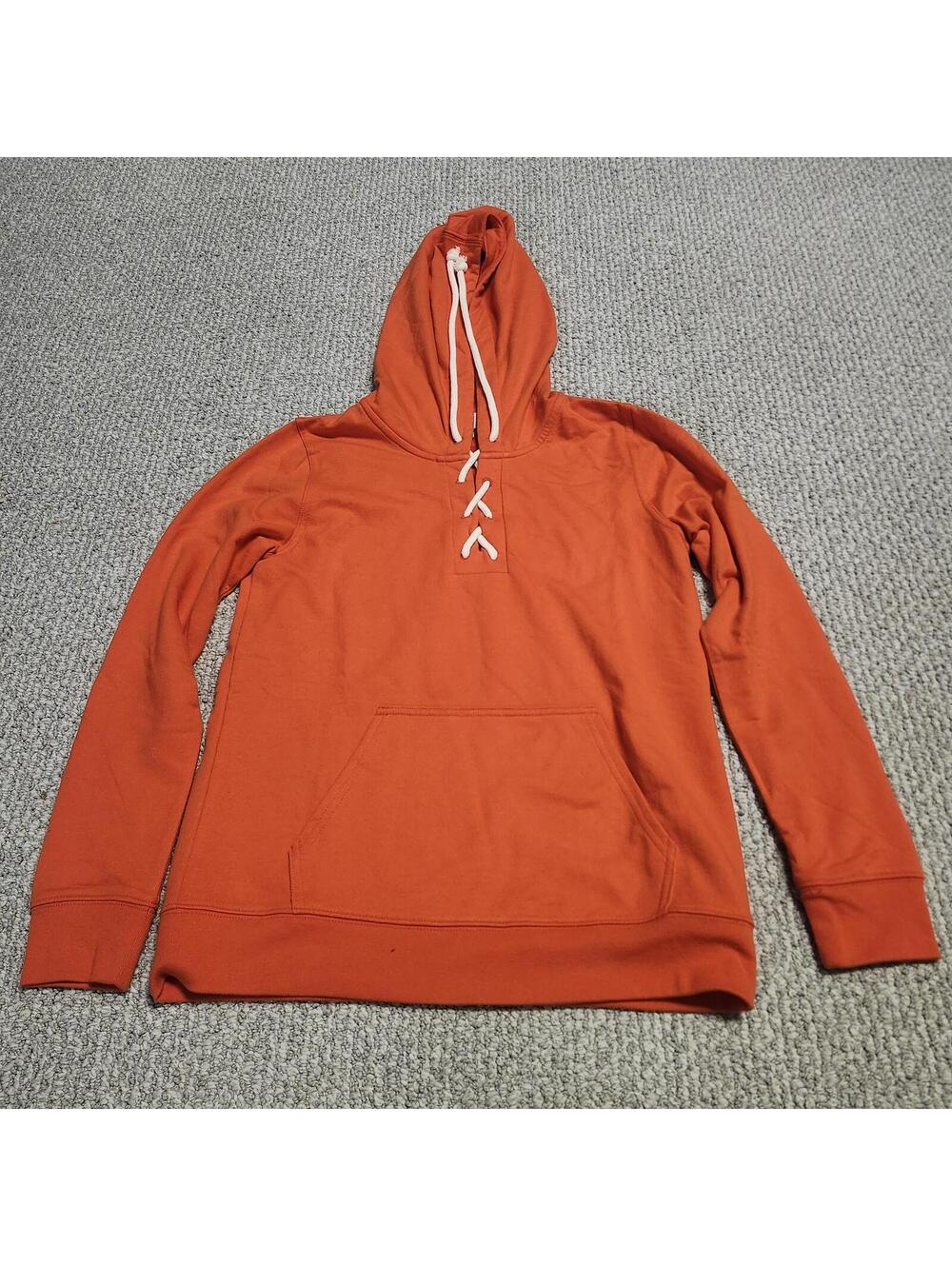 J.Crew Orange Hoodie Sweatshirt XS